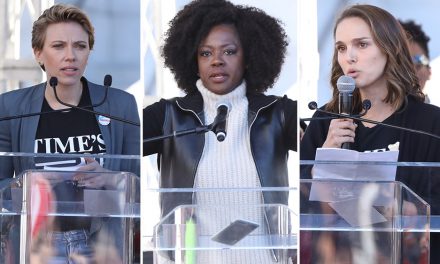 ستاره‌های هالیوود در راهپیمایی زنان علیه ترامپ